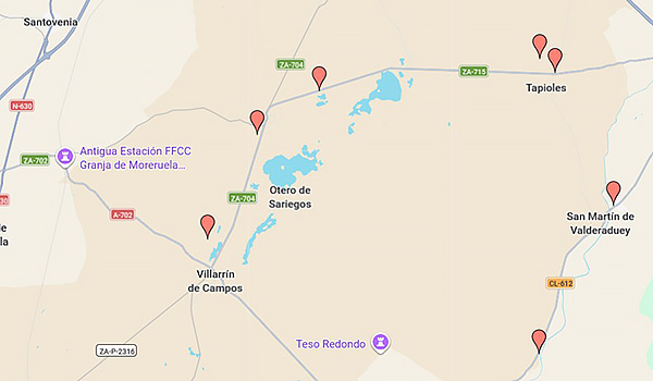 Ruta de las Areas Recreativas
